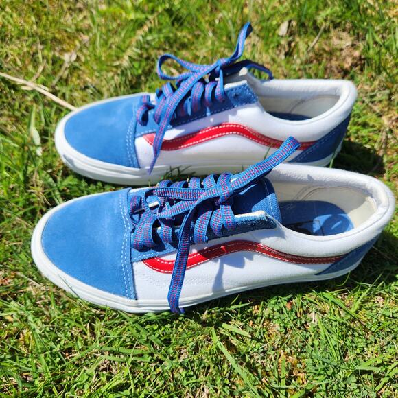 Vans Old Skool Sport Pop Red Vallarta Blue - Picture 3 of 12